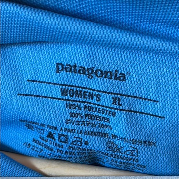 Blue Patagonia Long Sleeve UPF Hoodie - Picture 2 of 6